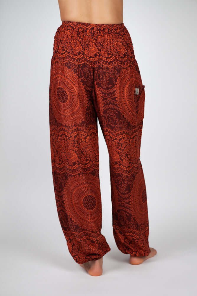 Easy-Waist Harem Trousers