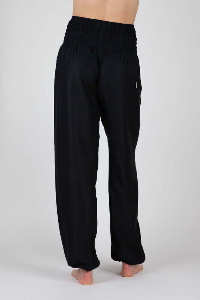 Easy-Waist Harem Trousers