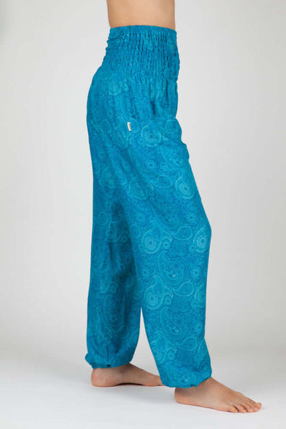 Easy-Waist Harem Trousers