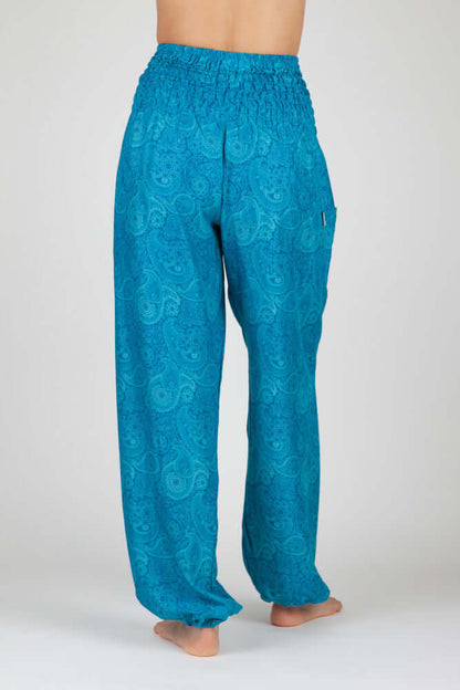 Easy-Waist Harem Trousers