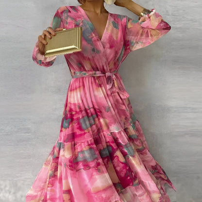 Elegant Pleated Summer Dress