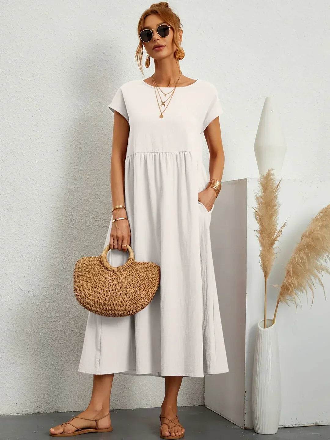 Elegance-Infused Comfort Dress