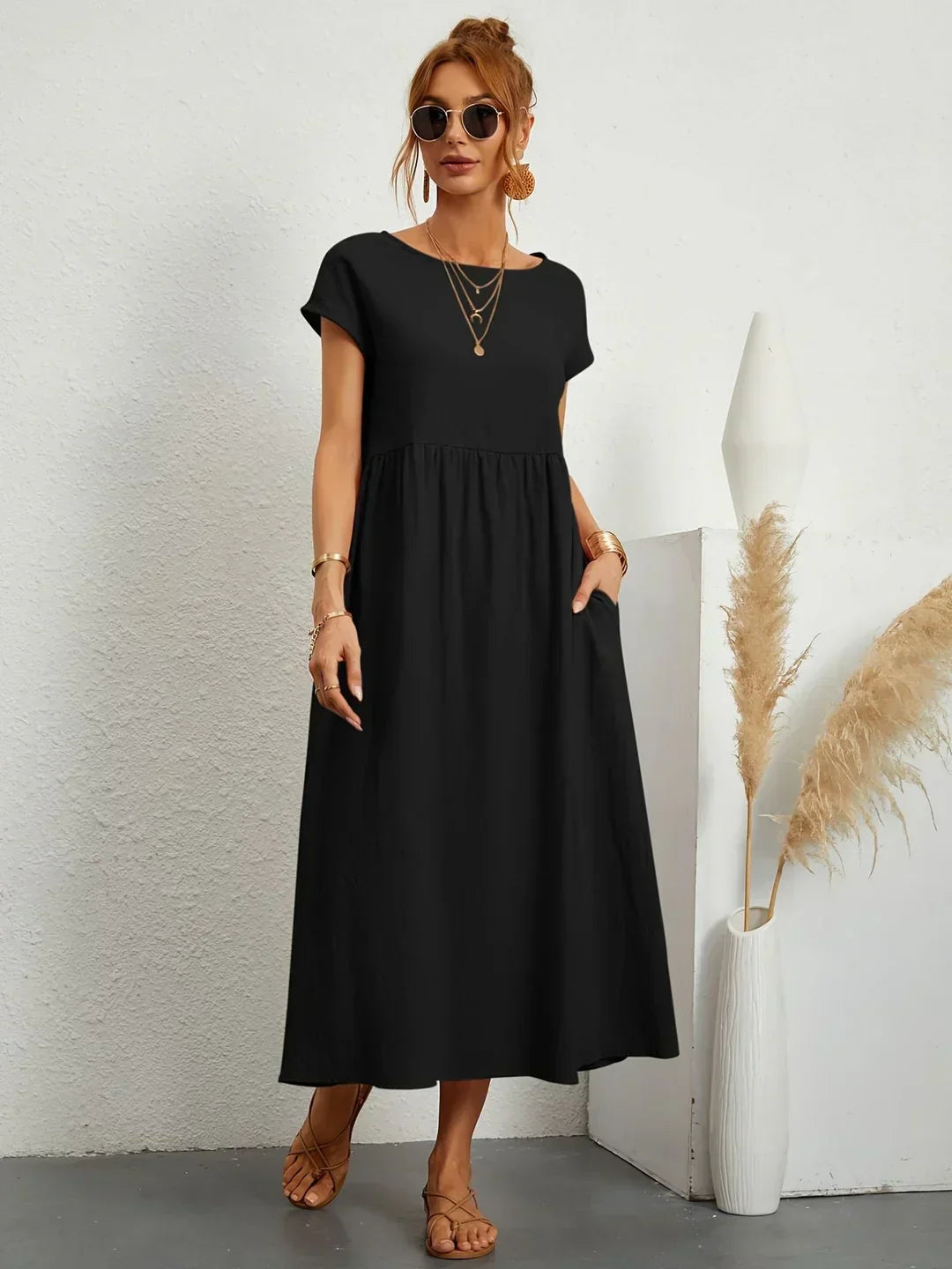 Elegance-Infused Comfort Dress