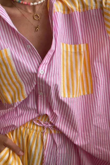 Chic Comfort Striped Set