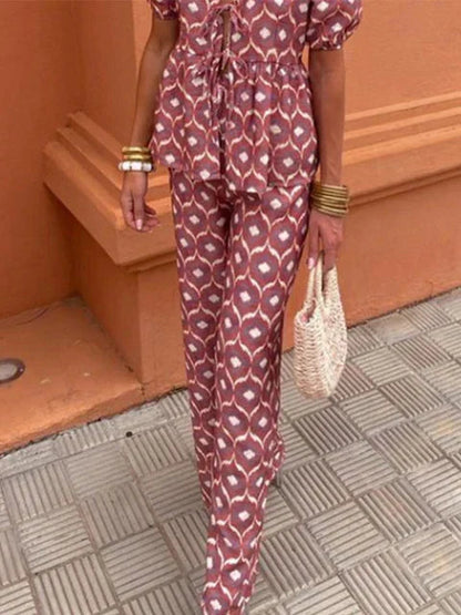 Bold Print Comfort Set