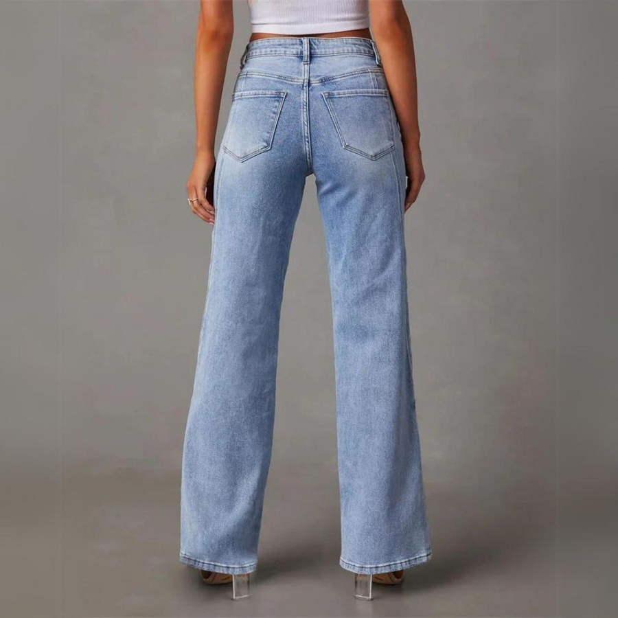 High-Waist Comfort Jeans