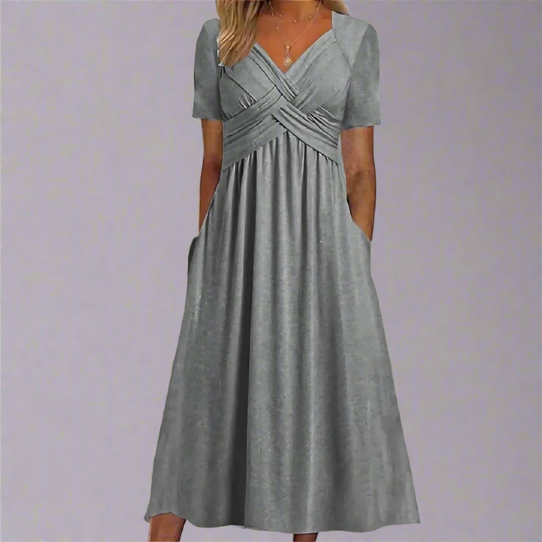 Tummy-Smoothing Pocket Dress