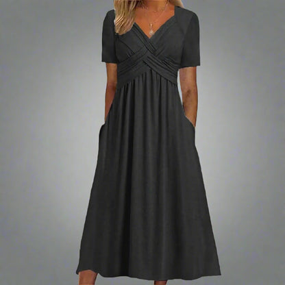 Tummy-Smoothing Pocket Dress