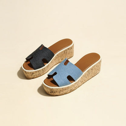 Cushion-Soft Wedge Sandals