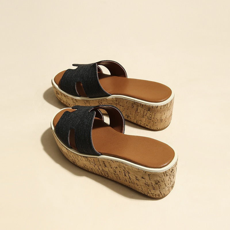 Cushion-Soft Wedge Sandals