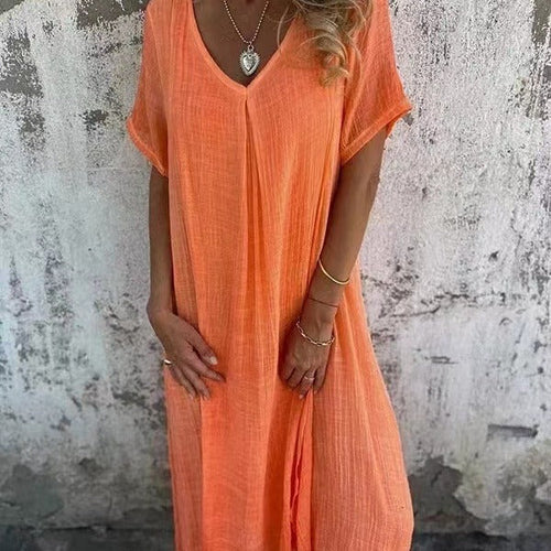 Cooling V-Neck Dress