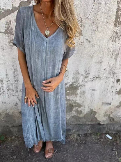 Cooling V-Neck Dress