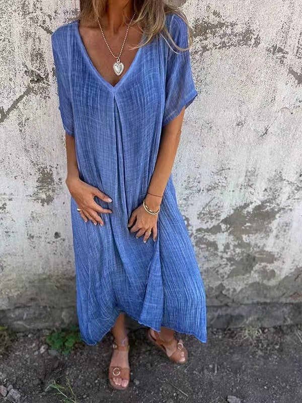 Cooling V-Neck Dress