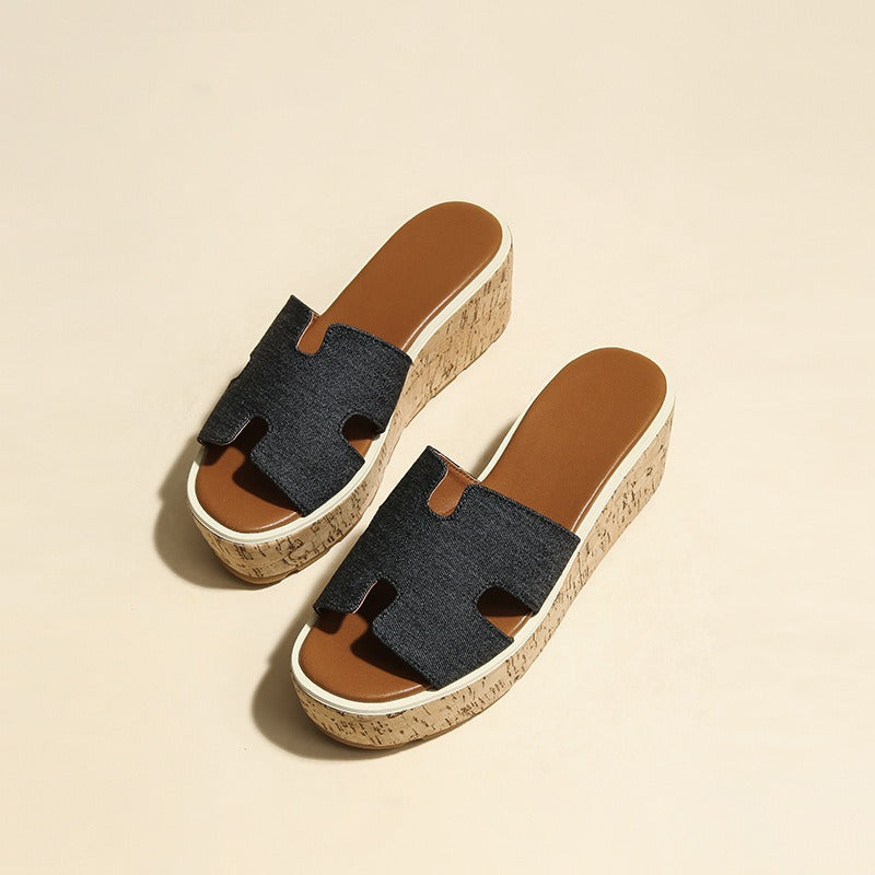 Cushion-Soft Wedge Sandals