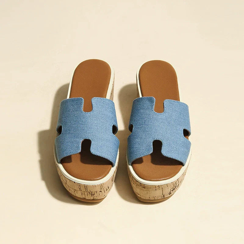 Cushion-Soft Wedge Sandals