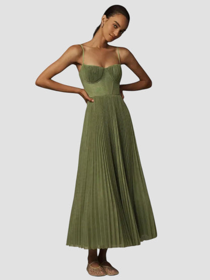 Elegant Silhouette Maxi Dress