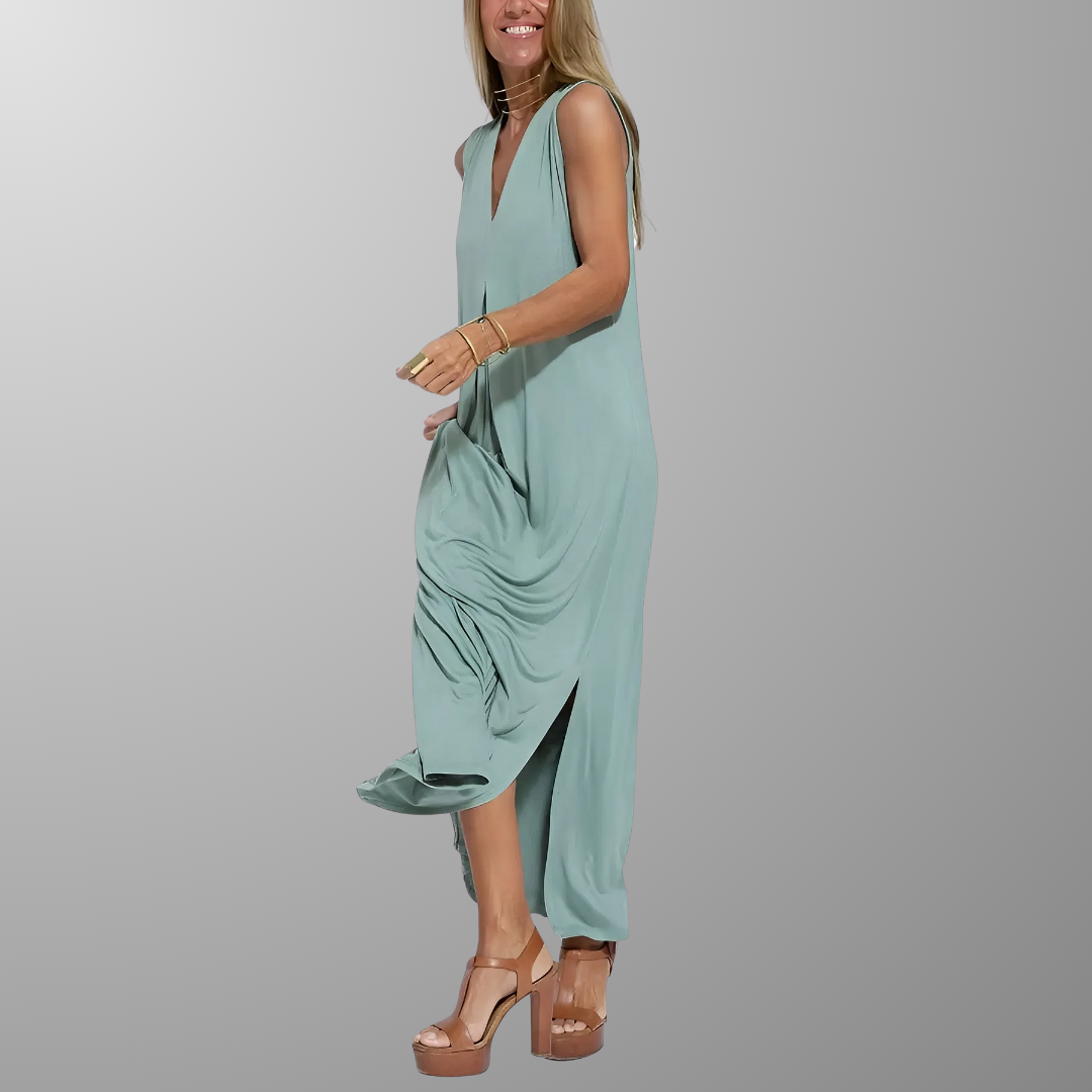 Curve-Sculpt Maxi Dress