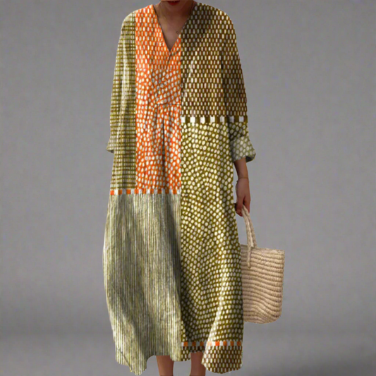 Lia Geometric Elegance Dress