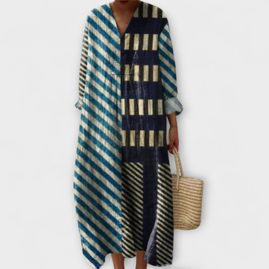 Geometric Elegance Dress