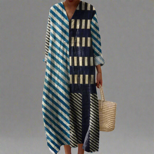 Geometric Elegance Dress