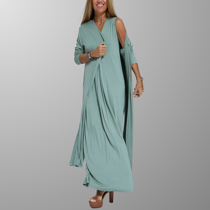 Curve-Sculpt Maxi Dress