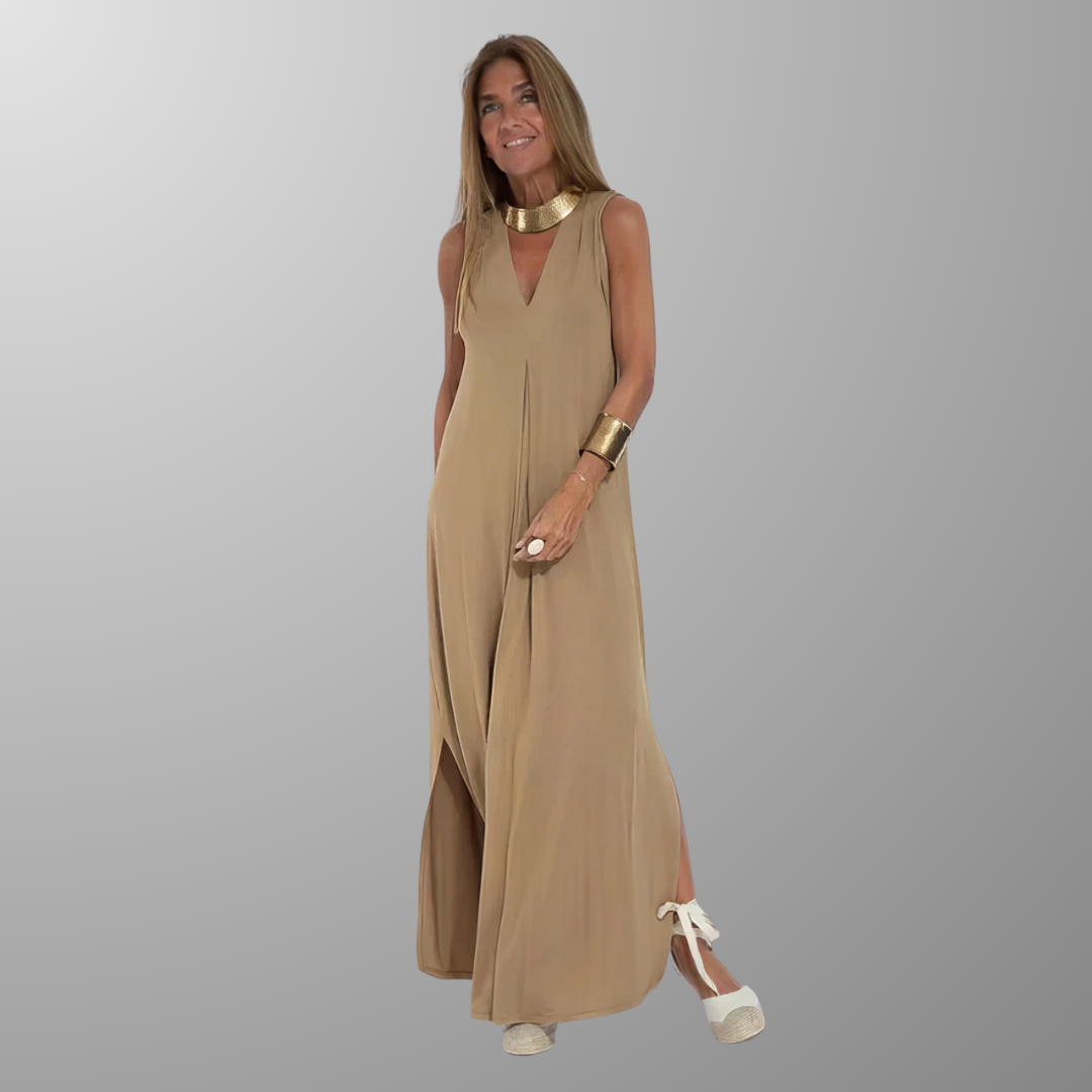 Curve-Sculpt Maxi Dress