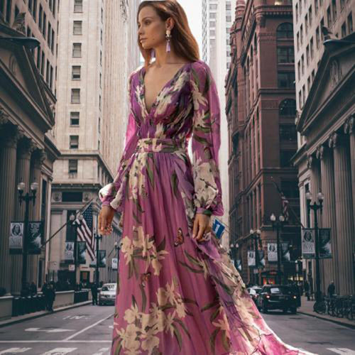 Elegant-Style Maxi Dress