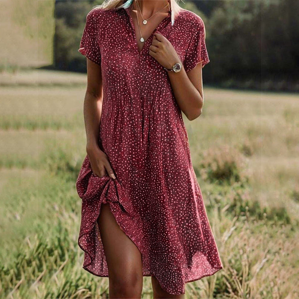 Elegant Flowy Midi Dress