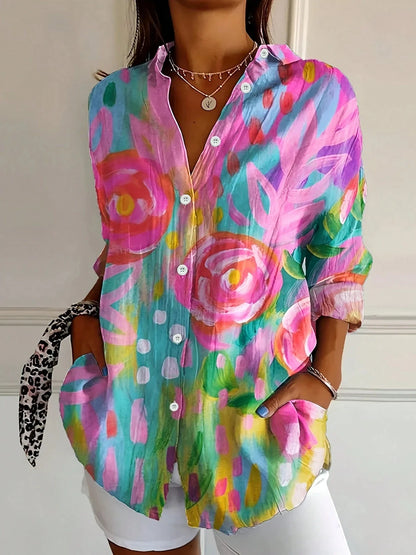 Easy-Fit Print Blouse