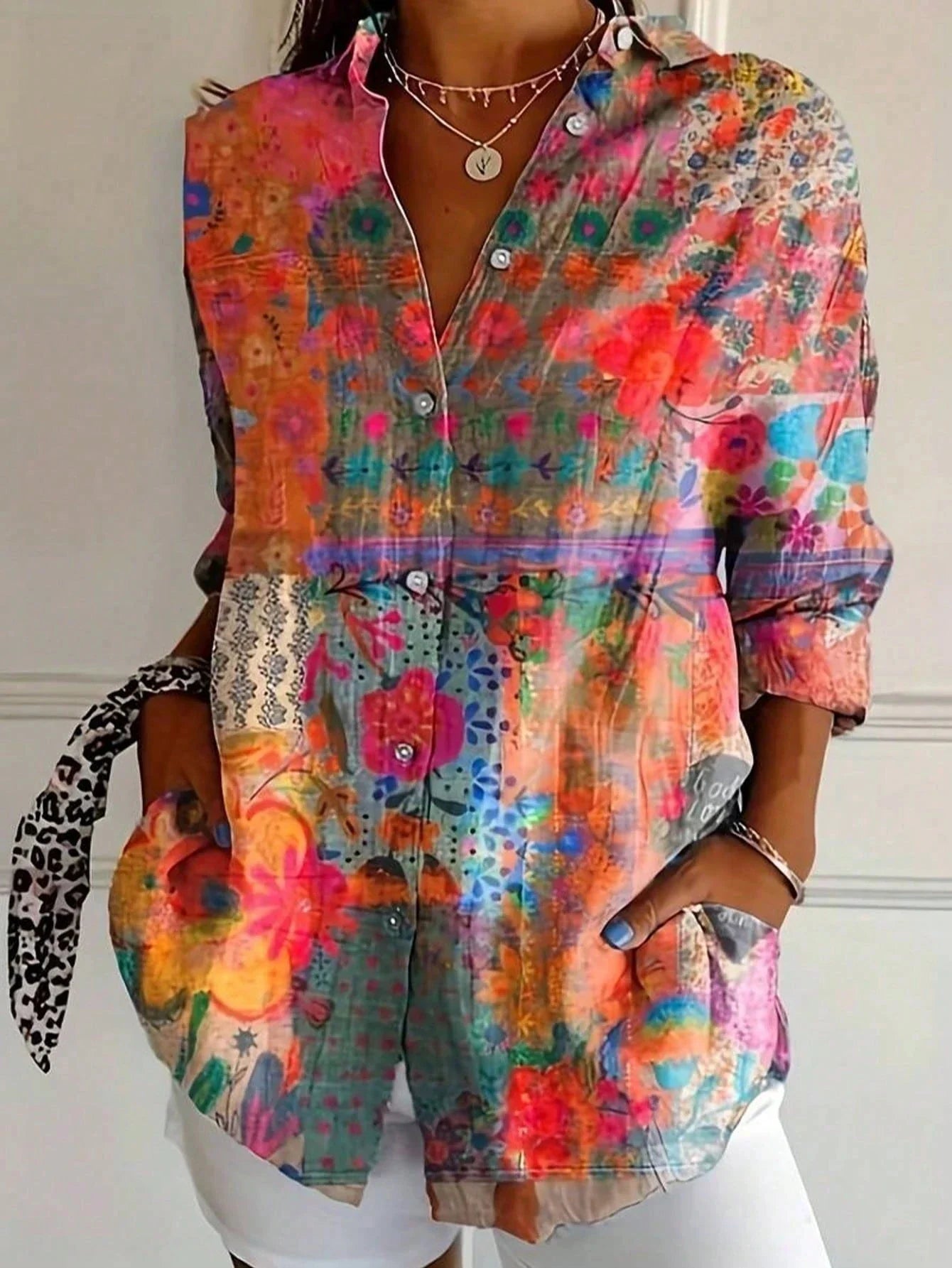 Easy-Fit Print Blouse