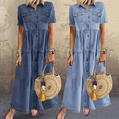 Flattering Everyday Denim Dress