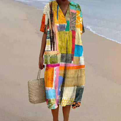 Ellah Artistic Boho Dress