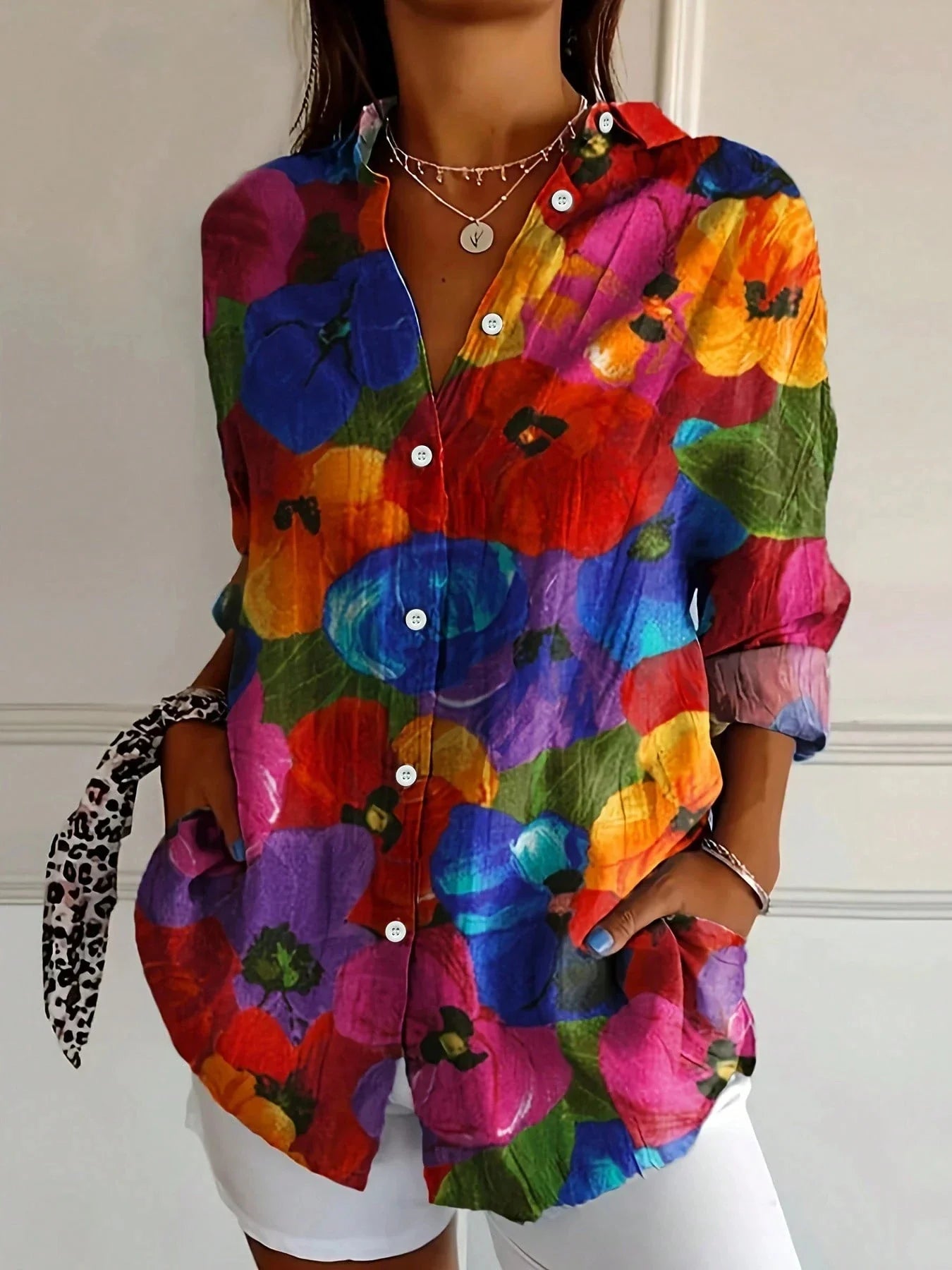 Easy-Fit Print Blouse