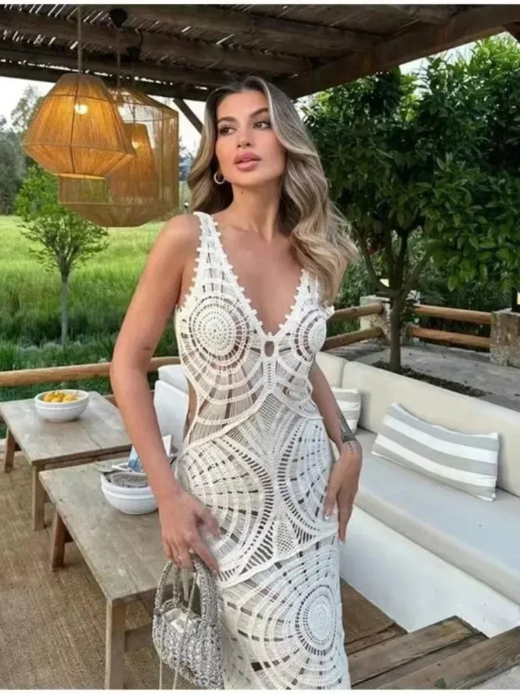 Elegant Fluid Maxi Dress