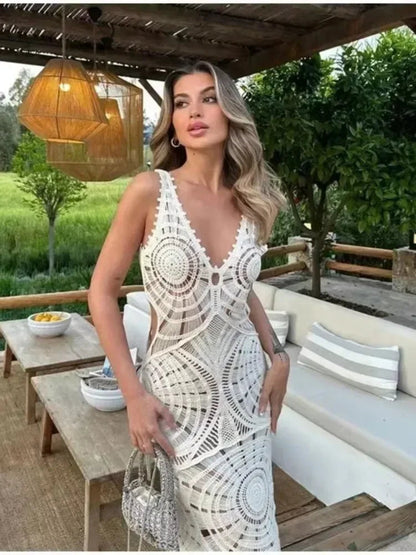 Elegant Fluid Maxi Dress