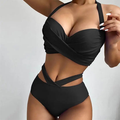 Elegant Halter Swimsuit
