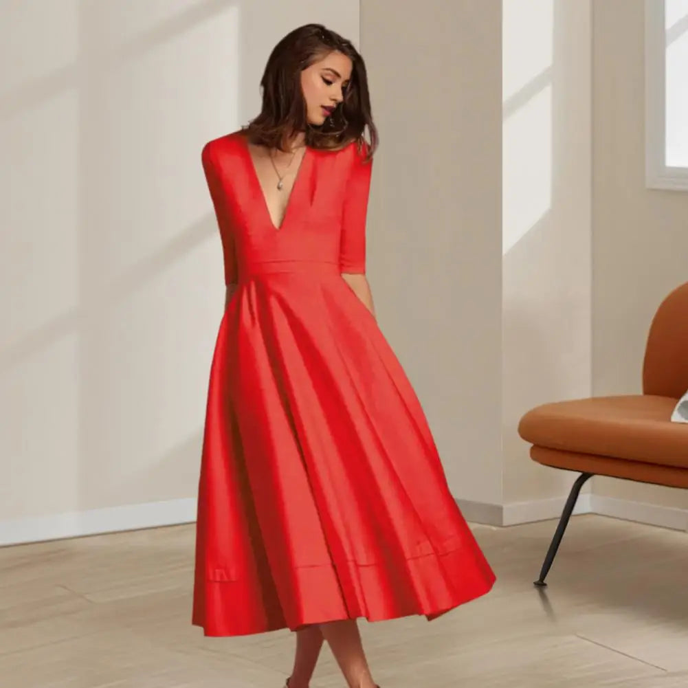 Effortless Elegance Midi Dress