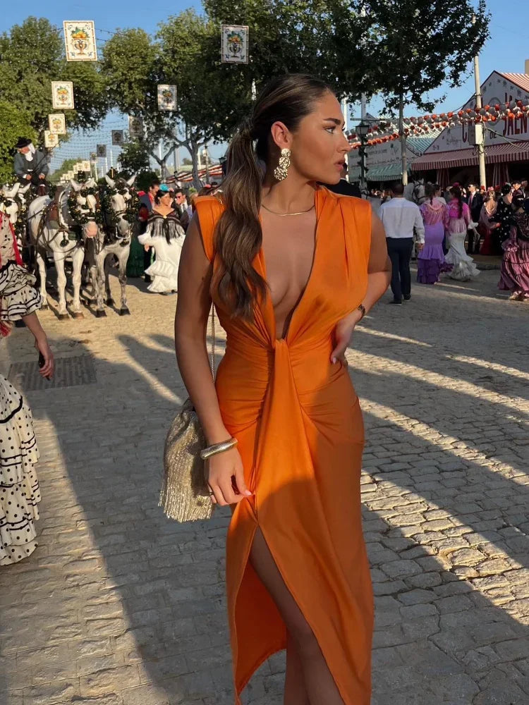 Elegance-Plisseekleid