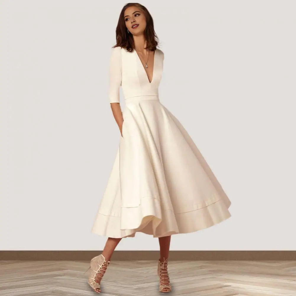 Effortless Elegance Midi Dress