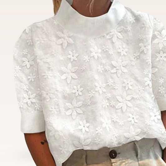 Luxe Embroidered Blouse