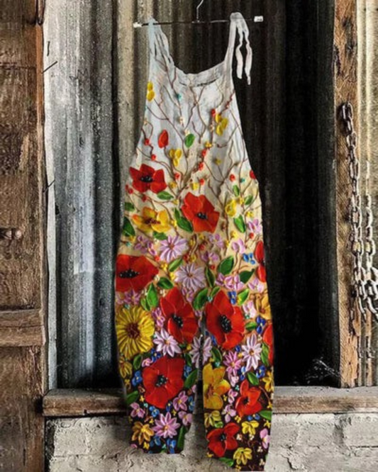 Cooling Floral Jumpsuit