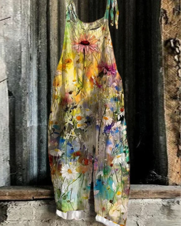 Floral Cooling Jumpsuit