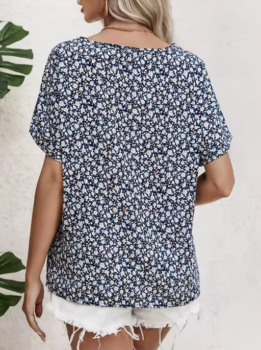 Cooling Floral Blouse