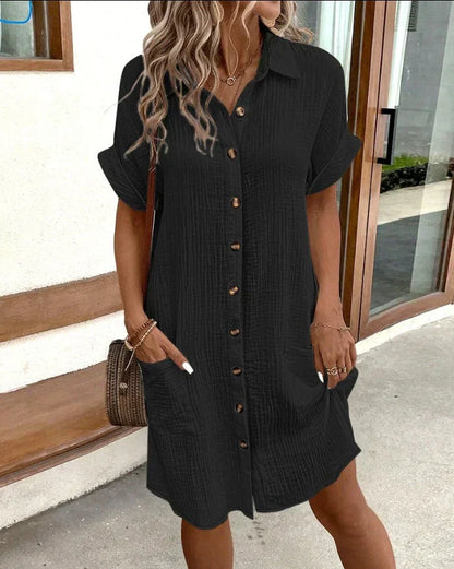 Airy Textured Summer Dress