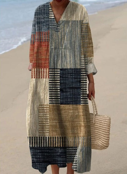 Vintage-Chic Art Dress