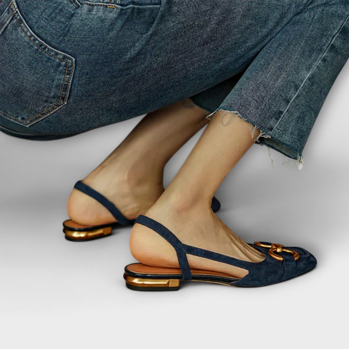 Comfort-Fit Leather Sandals