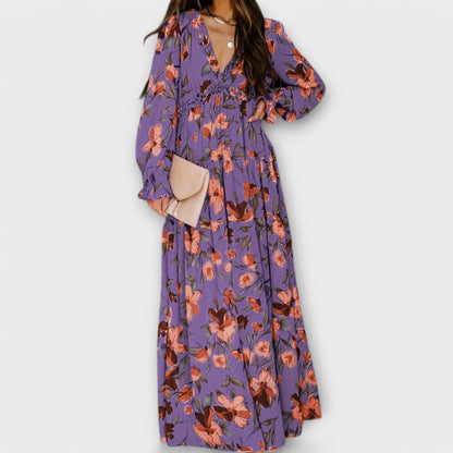 Elegant Floral Maxi Dress