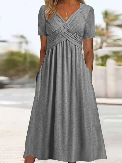 Graceful Maxi Wrap Dress