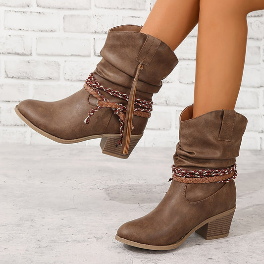 Easy-On Block-Heel Boots