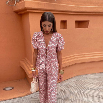 Bold Print Comfort Set